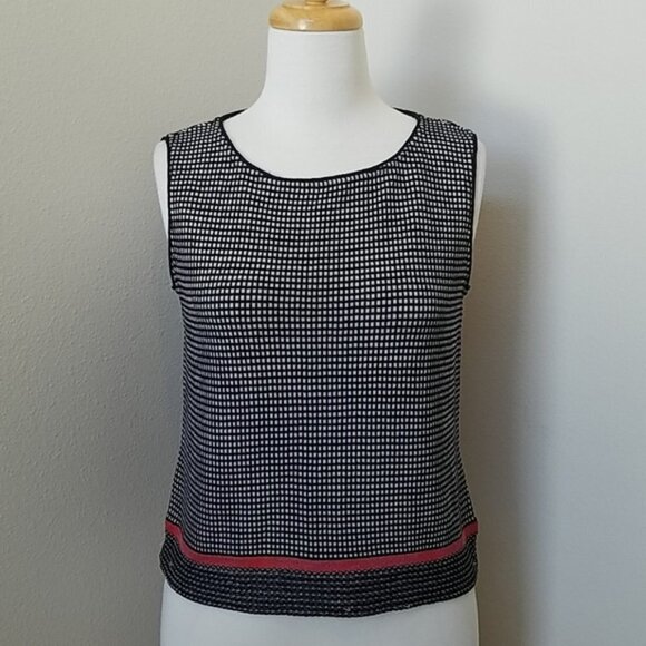 Vintage St. John Sport Checkerboard Tank Top - Picture 1 of 8
